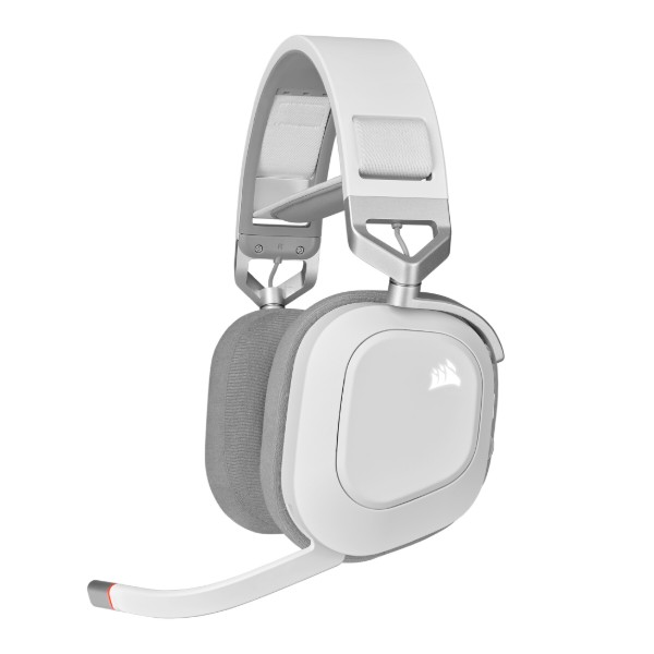 Фото - Гарнітура бездротова ігрова Corsair HS80 RGB Wireless Headset, White (CA-9011236-EU)