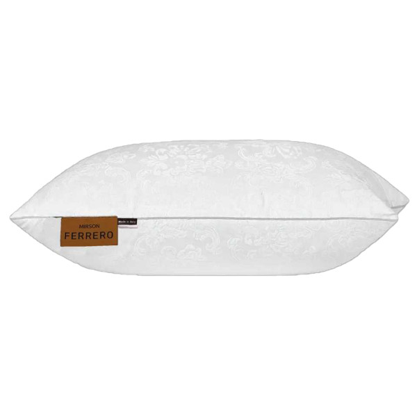 Фото - Подушка стандартная MirSon №15-12 Ferrero Silk Kapok White высокая 70х70 (2200011164441)