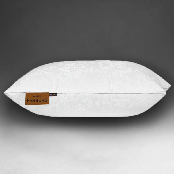 Фото - Подушка стандартная MirSon №15-30 Ferrero EcoSilk White 60х60 см (2200011165325)