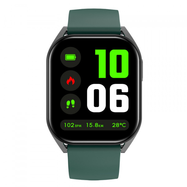 Фото - Смарт-часы Canyon Chatter SW-58 BT-CALL Black Green (CNS-SW58BG)