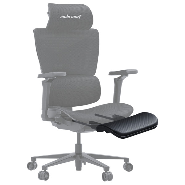 Фото - З'ємна підставка для ніг Anda Seat Footrest X-Air/X-Air Pro Black (WY-AC-JT-01-B)