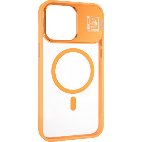 Фото - Чехол для смартфона Gelius Yoga Case Camera stand MagSafe for iPhone 15 Pro Flame Orange (98595)