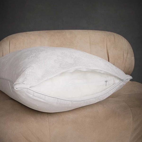 Фото - Подушка стандартная MirSon №15-12 Ferrero Silk Kapok White высокая 70х70 (2200011164441)