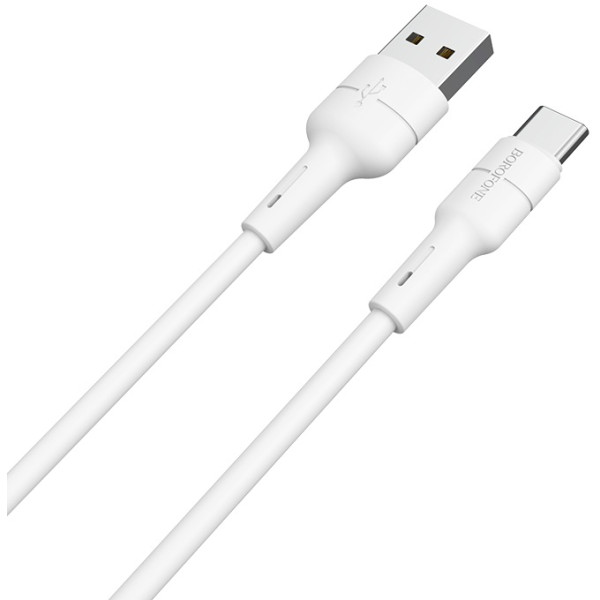 Фото - Кабель BOROFONE BX30 USB to Type-C, 3A, 1m White (6931474706935)