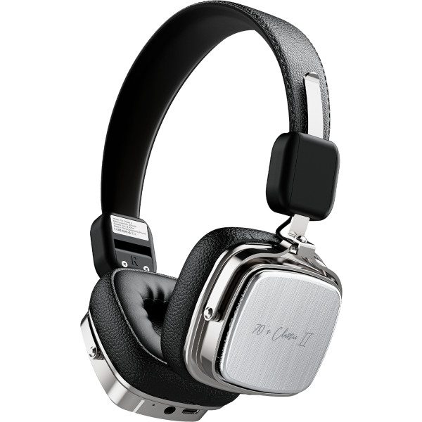 Фото - Навушники накладні бездротові Proove 70's Classic II Silver/Black (HPCL20010006)