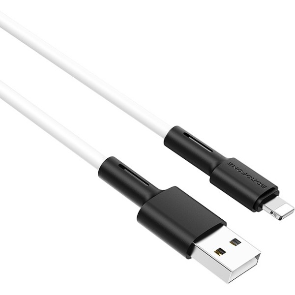 Фото - Кабель BOROFONE BX31 USB to iP 2.4A, 1m White (6931474710369)