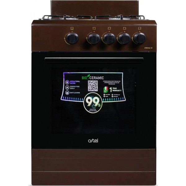 Фото - Плита газовая ARTEL OTTIMA-G Brown