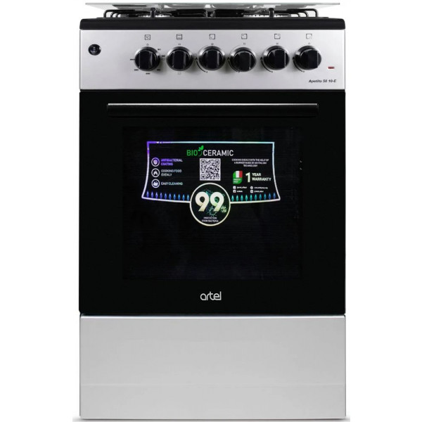 Фото - Плита газовая ARTEL APETITO 50 10-E Grey