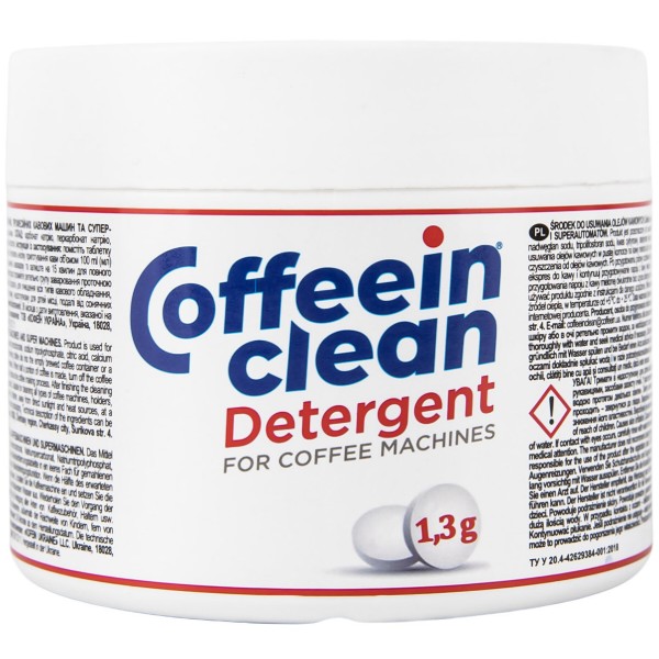 Фото - Таблетки для удаления масляного налета Coffeein clean Detergent таблетка 1,3g 135 г Фото - Таблетки для удаления масляного налета Coffeein clean Detergent таблетка 1,3g 135 г