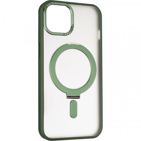Фото - Чохол для смартфону Gelius Bumper Case MagSafe Stand for iPhone 14 Green (94466)