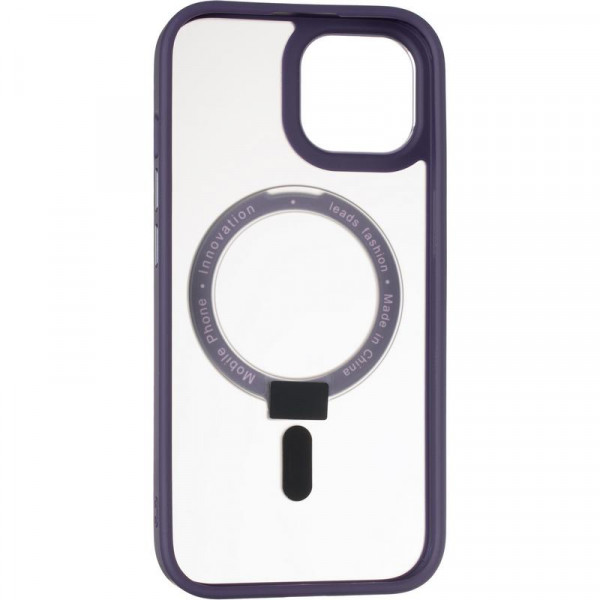 Фото - Чохол для смартфону Gelius Bumper Case MagSafe Stand for iPhone 15 Pro Violet (94474)