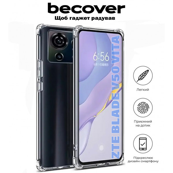 Фото - Чохол для смартфону BeCover Anti-Shock for ZTE Blade V50 Vita Clear (710863)