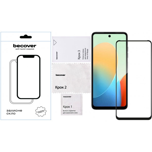 Фото - Захисне скло для смартфону BeCover for Nubia V60 Black (711976)