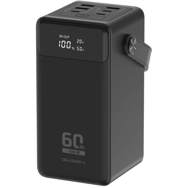 Фото - Батарея мобильная Gogen Powerbank 60000 mAh PD 100 W (GOGPB600002B) Фото - Батарея мобильная Gogen Powerbank 60000 mAh PD 100 W (GOGPB600002B)