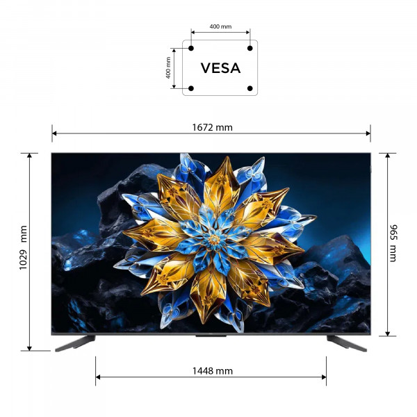 Фото - Телевизор TCL 75C655 PRO