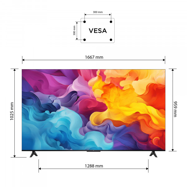 Фото - Телевизор TCL 75P655