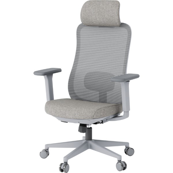 Фото - Крісло офісне OfficePro Wave (OC599-G-G-G) Gray Фото - Крісло офісне OfficePro Wave (OC599-G-G-G) Gray