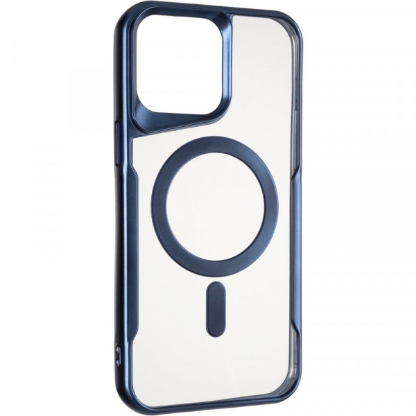 Фото - Чохол для смартфону Gelius Casual Frame Case MagSafe for iPhone 15 Deep Blue (98547)