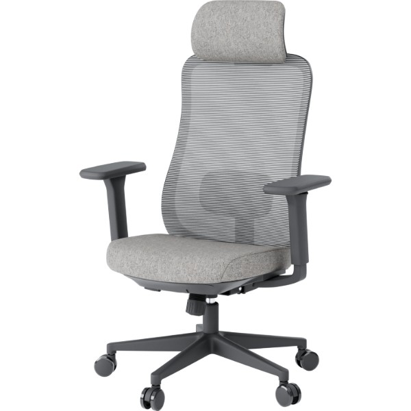 Фото - Крісло офісне OfficePro Wave (OC599-B-DG-DG) Black/Dark Gray