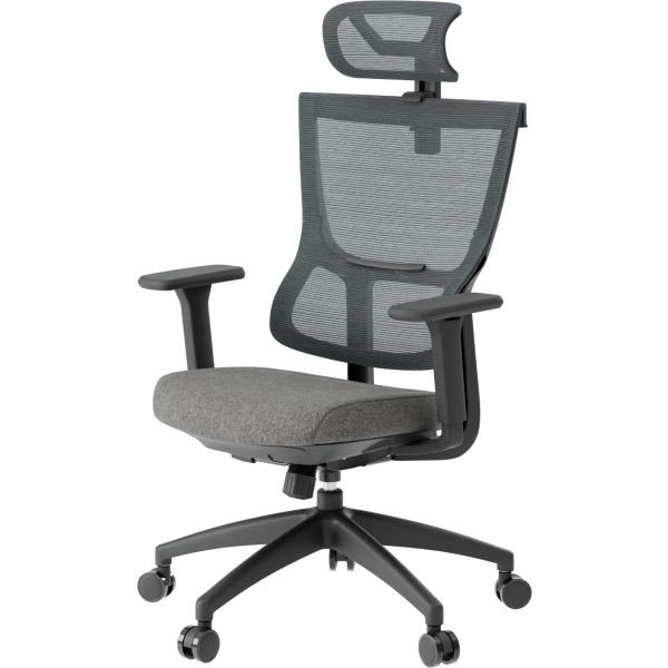 Фото - Кресло офисное OfficePro Elegant (OC600-B-DG-DG) Black/Dark Gray