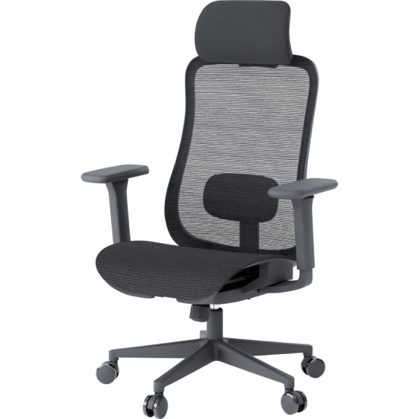 Фото - Крісло офісне OfficePro Wave (OC670-B-B-B) Black Фото - Крісло офісне OfficePro Wave (OC670-B-B-B) Black