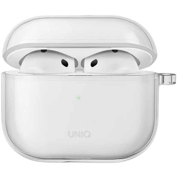 Фото - Чохол для навушників Uniq Glase AirPods 4 Glossy clear (8886463691311)