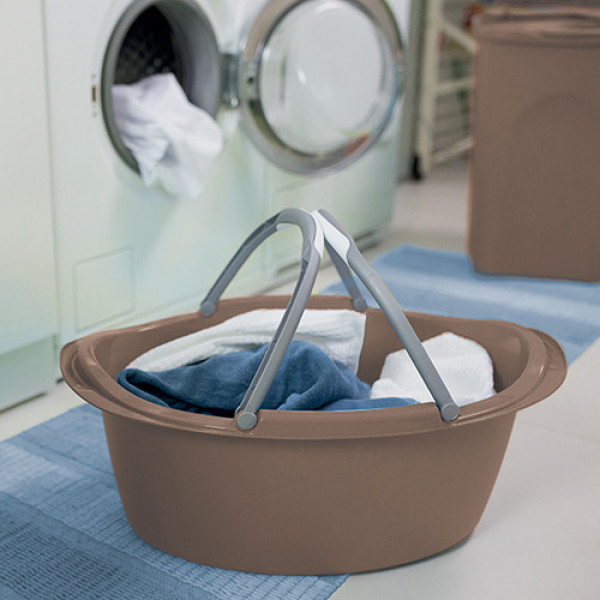 Фото - Корзина для зберігання Stefanplast Stella з ручками 25 л Коричневий (PR181A/2)