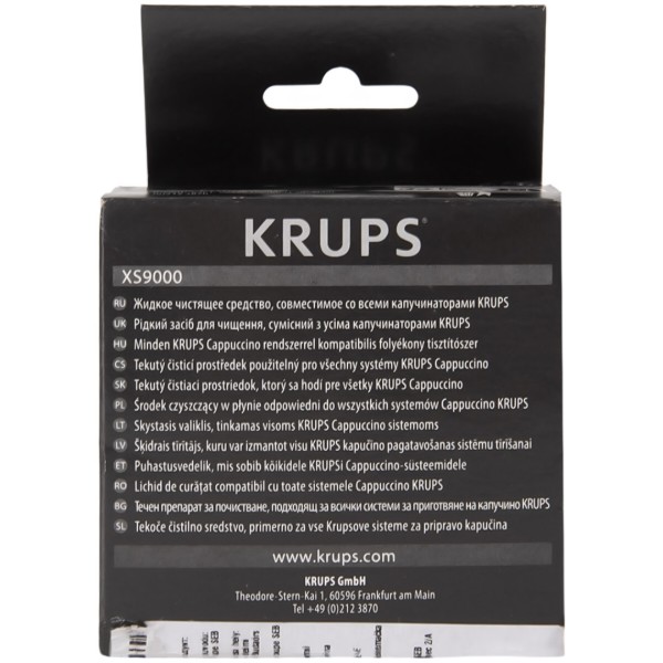 Фото - Средство для очистки молочной системы Krups Жидкое чистящее средство для очистки молочной системы (XS900031)