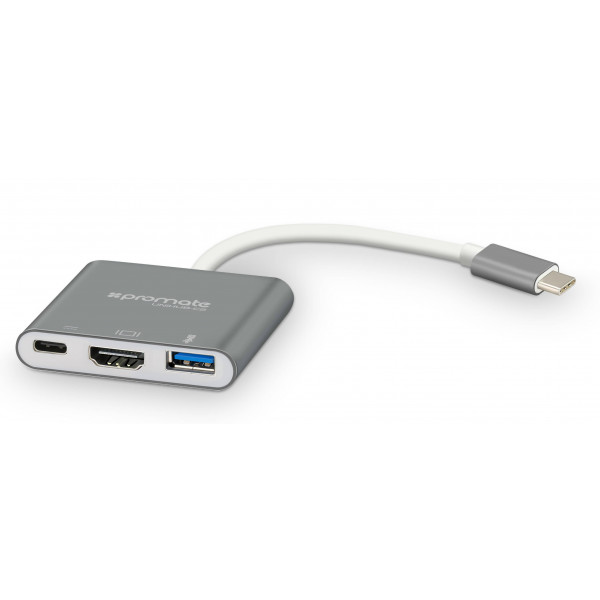 Фото - Хаб USB Promate uniHub-C2 Grey