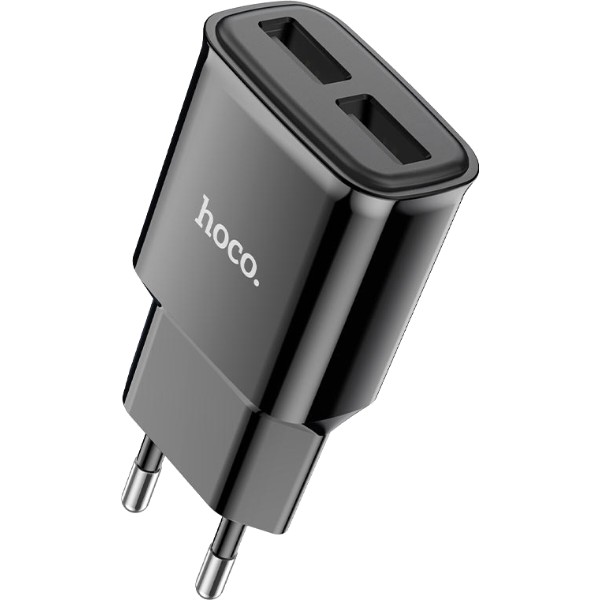 Фото - Мережевий зарядний пристрій HOCO C88A 12W Black (6931474749482)