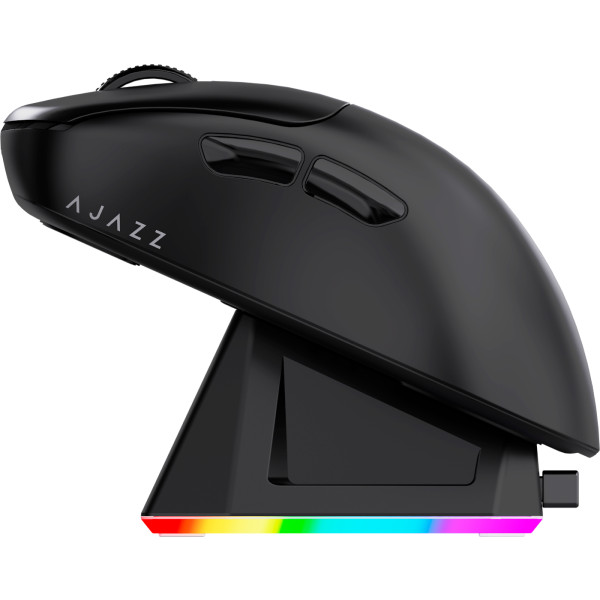 Фото - Мышь беспроводная игровая Ajazz AJ179P MC Charging Dock Wireless Black (AJ179P-MC-B)