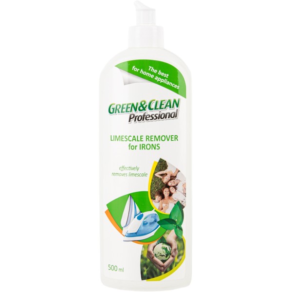Фото - Засіб від накипу для прасок Green&Clean GC00119 Ср-во від накипу д/прасок 500мл