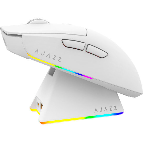 Фото - Миша бездротова ігрова Ajazz AJ139 V2 MC-3 Mod-White-Pixart  3311 (AJ139-V2-MC-W)