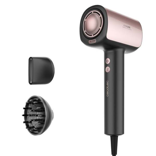 Фото - Фен Cecotec DryGlam Nano Plasma Black (A01_EU01_100150)