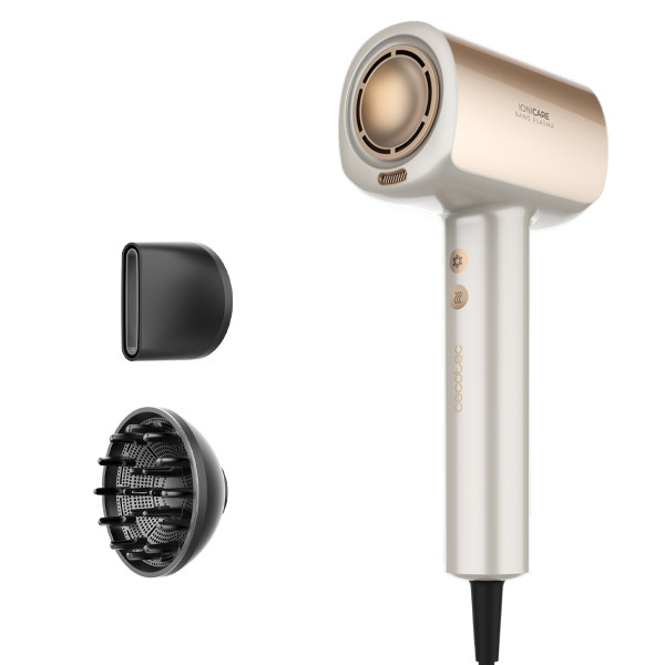 Фото - Фен Cecotec DryGlam Nano Plasma Champagne (A01_EU01_101438)