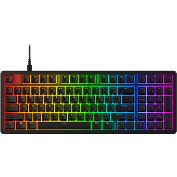 Фото - Клавіатура дротова ігрова HyperX Origins 2 1800 HX Red USB Black (B4QS4AA)
