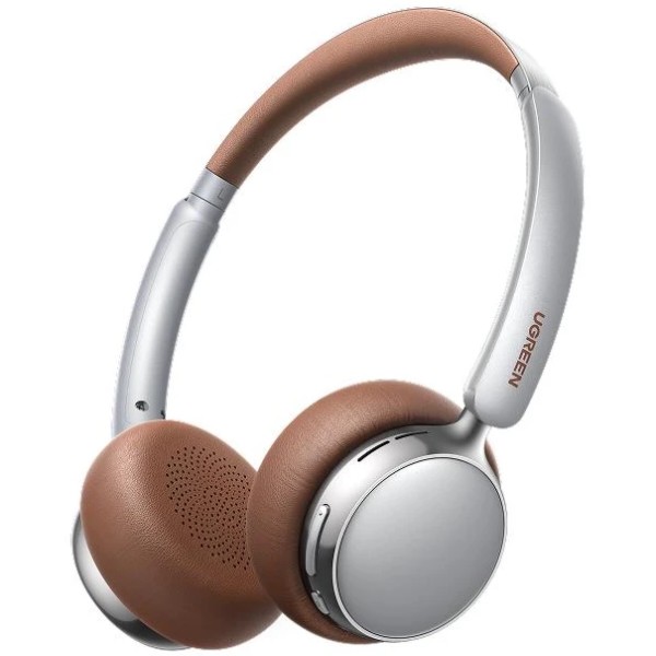 Фото - Навушники накладні бездротові UGREEN HP207 Studio Plus Active Noise Cancelling Silver Brown (75629)