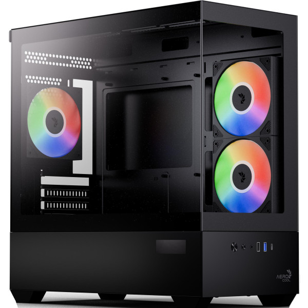 Фото - Корпус AEROCOOL P300D Digi-G-BK-v1 Black (ACCS-PN05033.11)