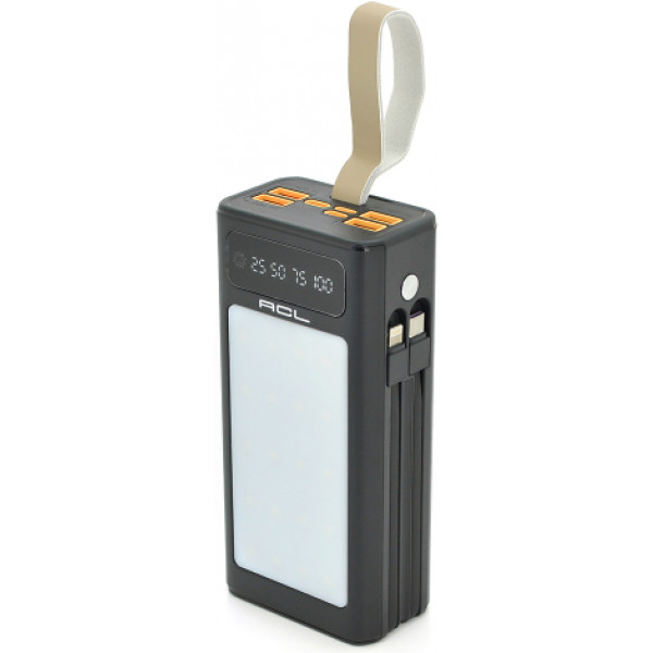 Фото - Батарея мобільна ACL PW-85 30000mAh, LIGHTER, Type-C + Lighting, Black Фото - Батарея мобільна ACL PW-85 30000mAh, LIGHTER, Type-C + Lighting, Black