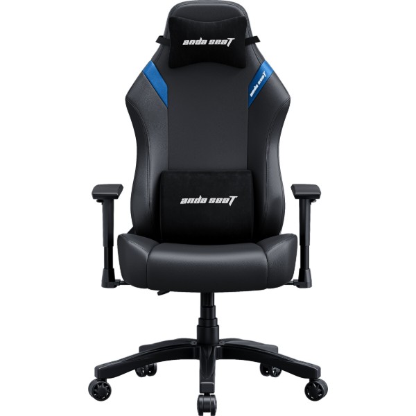 Фото - Крісло для геймерів Anda Seat Luna Size L Black/Blue PVC (AD18-44-BS-PV)