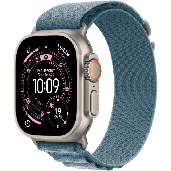 Фото - Смарт-часы Apple Watch Ultra 3 GPS + eSIM 49mm Natural Titanium Case with Light Blue Alpine Loop - S Фото - Смарт-часы Apple Watch Ultra 3 GPS + eSIM 49mm Natural Titanium Case with Light Blue Alpine Loop - S