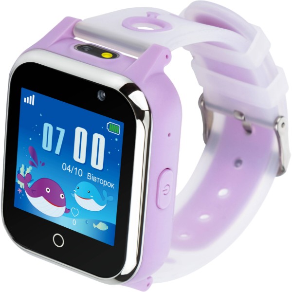 Фото - Дитячий годинник Aura A100 Tracker/WIFI Purple (AUR-A100-PL)