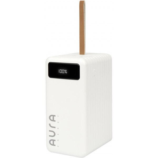 Фото - Батарея мобільна Aura NRG-P120 120000 mAh 22.5W White (PBANRG-P120W)