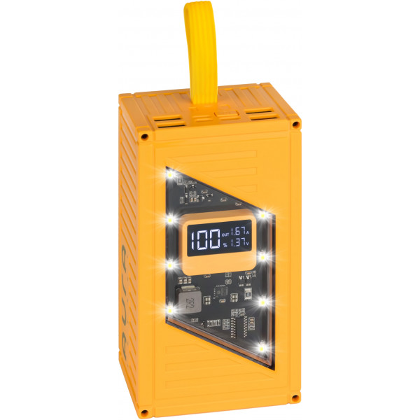 Фото - Батарея мобільна Aura NRG-P30 30000 mAh 22.5W Yellow (PBANRG-P30Y)