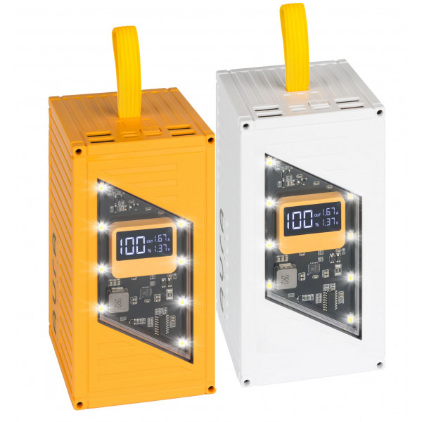 Фото - Батарея мобільна Aura NRG-P50 50000 mAh 22.5W Yellow (PBANRG-P50Y)