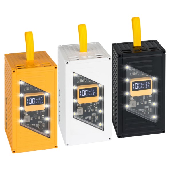 Фото - Батарея мобільна Aura NRG-P30 30000 mAh 22.5W White (PBANRG-P30W)