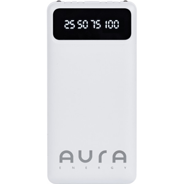 Фото - Батарея мобільна Aura NRG10 10000 mAh White (PBANRG10W)