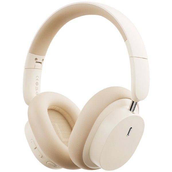 Фото - Наушники полноразмерные беспроводные Baseus Bowie D05 Creamy White (NGTD020202)