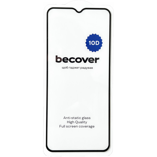 Фото - Захисне скло для смартфону BeCover Motorola Moto E13 10D Black (711520)