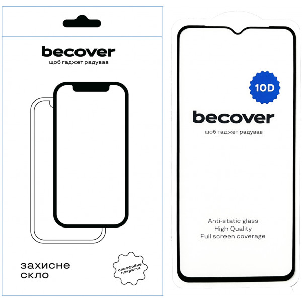 Фото - Захисне скло для смартфону BeCover Samsung Galaxy A04 SM-A045 10D Black (711519)